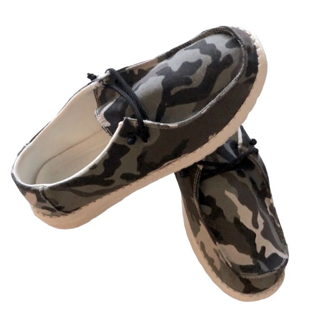 💕5️⃣for25Unisex Camouflage slip on shoes size 39